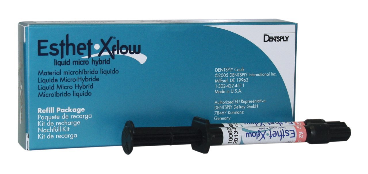 Dentsply Sirona 648021 Esthet-X Flow Flowable Restorative Composite Syringe 1.3gm A2 Dentsply Sirona 648021 Esthet-X Flow Flowable Restorative Composite Syringe 1.3gm A2